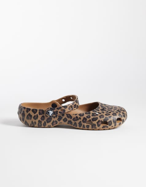 Crocs - Klassiske ballerinaer i leopardprint - view 1