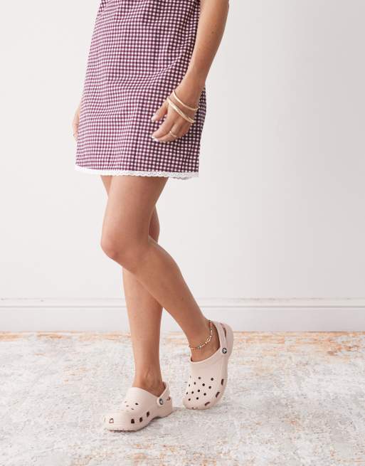 Crocs – Kvartsrosa, klassiska tofflor , 4 av 4