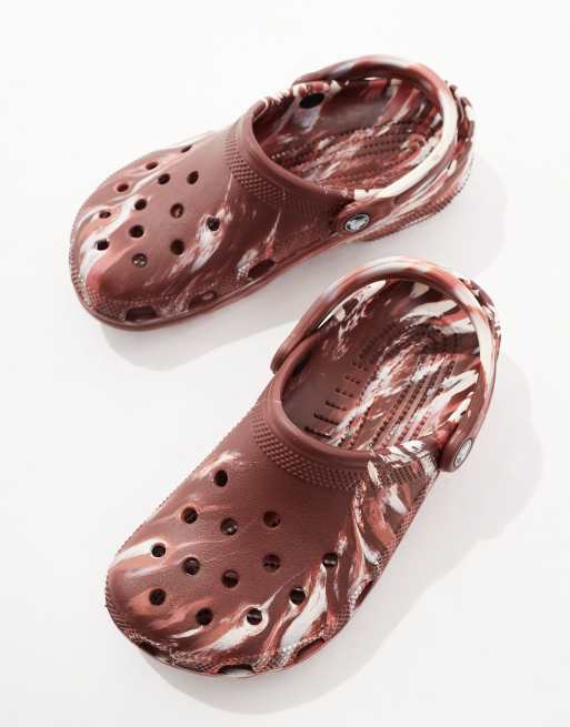 Crocs Marble sandal in brown | ASOS display picture 3