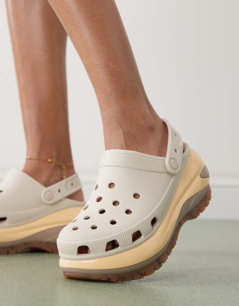 Crocs Mega crush clogs in almond tint/multi - view 1