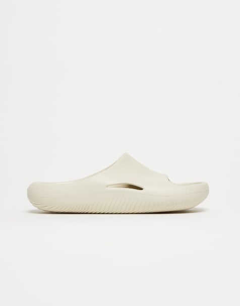 Crocs Mellow Recovery slides in bone - view 1