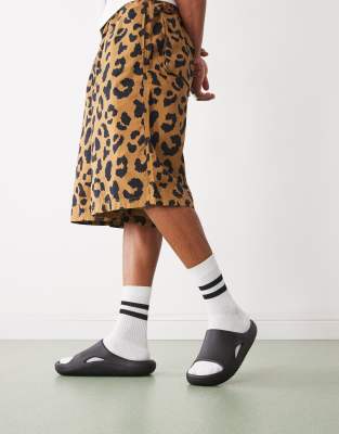 Crocs Mellow Slides In Black