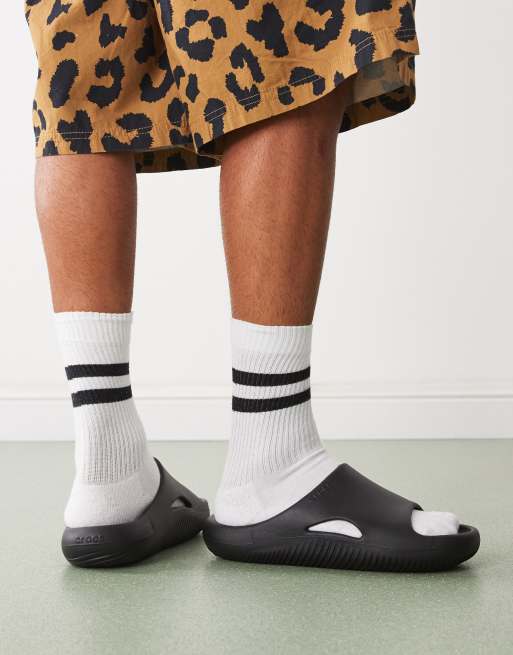 Crocs - Mellow - Slippers in zwart, 4 van 4