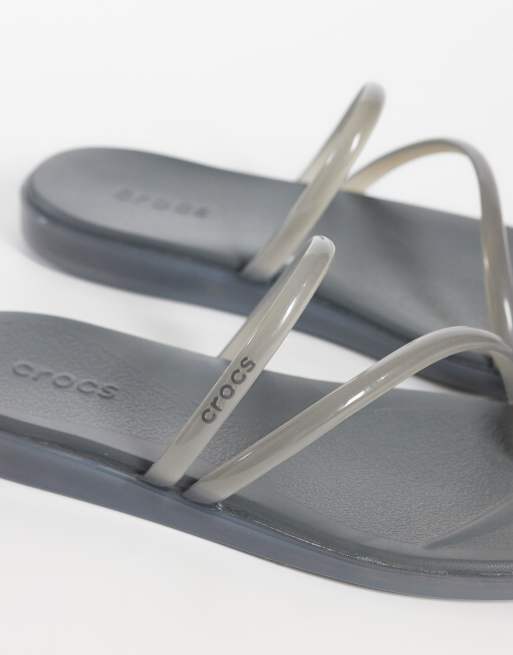 Crocs - Miami Jelly - Sandalen met teenlus in zwart, 3 van 4