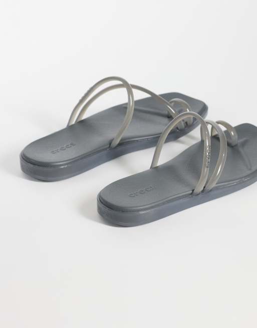 Crocs - Miami Jelly - Sandalen met teenlus in zwart, 4 van 4