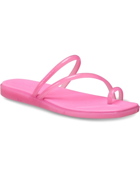 Crocs Miami jely toe loop sandal in pink - view 1