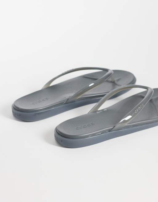 Crocs – Miami – Svarta flip flops i jelly, 4 av 4