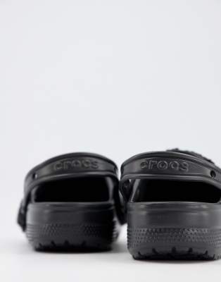 fuzzy crocs black friday