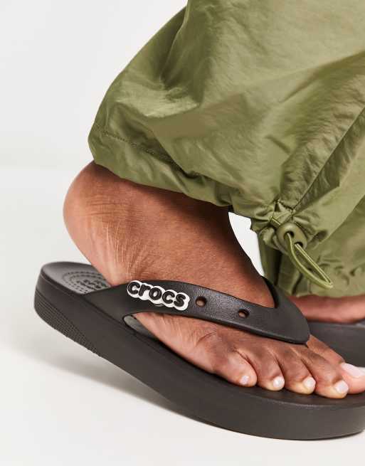 Mens thick flip on sale flops