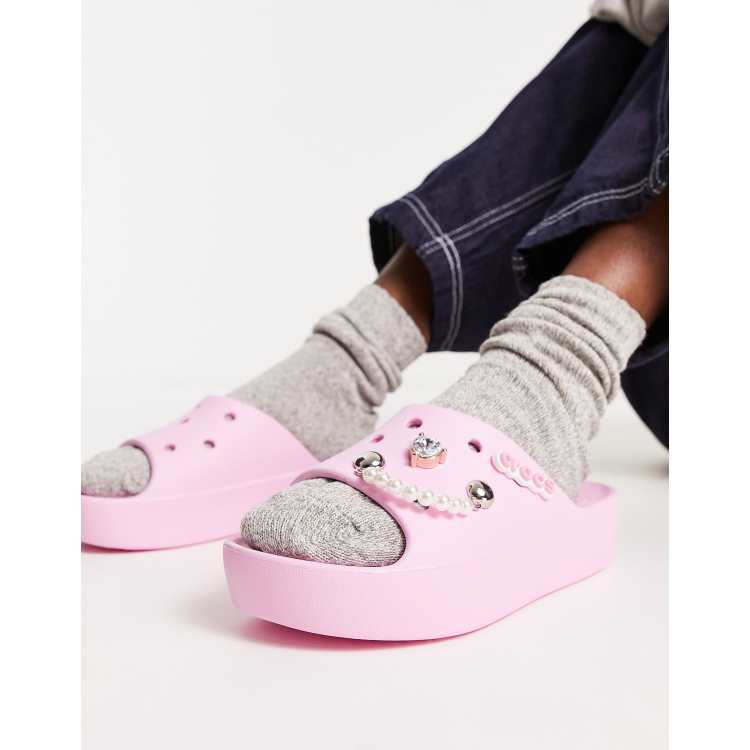 Crocs deals platform pink