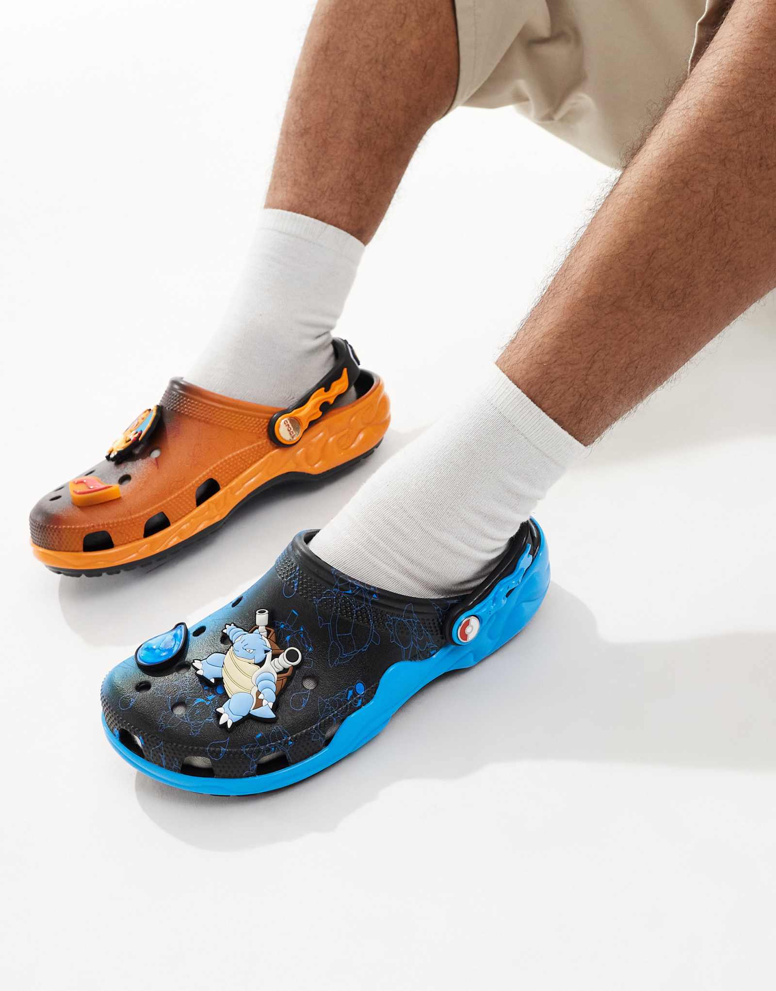 Классические сабо Crocs Pokemon в мульти