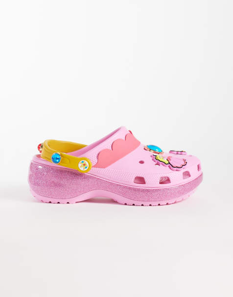 Crocs Princess Peach klassiska platåträskor - view 1