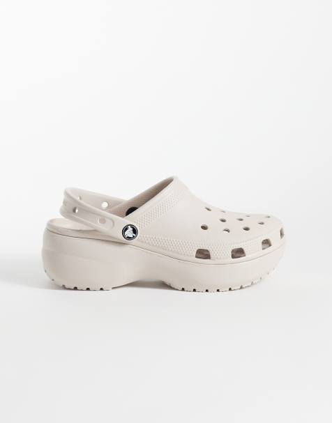 Crocs - Sabots classiques à semelle plateforme - Marron clair - view 1