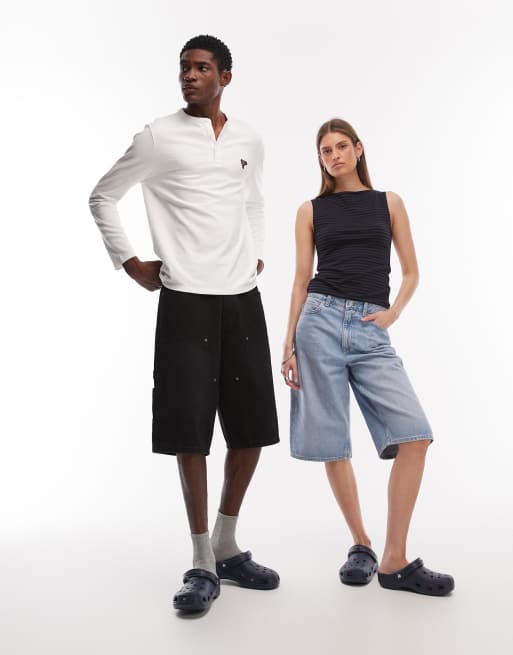 Crocs - Sabots classiques unisexes - Bleu marine, 2 de 4