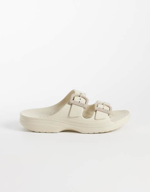 Crocs - Saturday - Mælkehvide sandaler med emaljespænder, 2 af 4