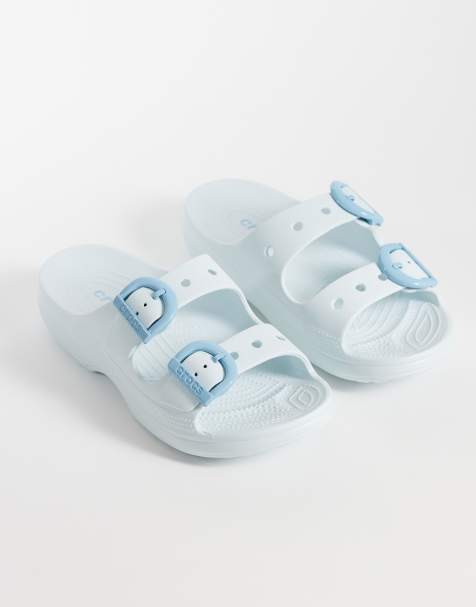 Crocs - Saturday - Sandales à boucles en émail - Givre - view 1