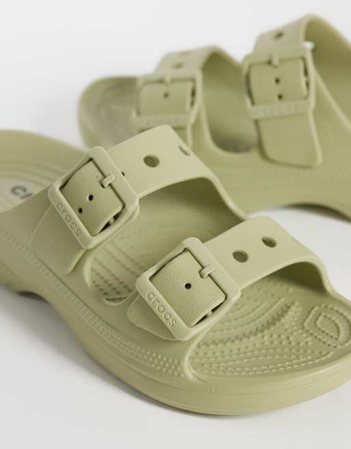 Crocs Saturday sandals in tac green, 3 of 4