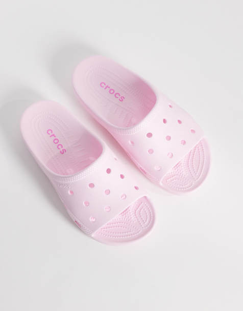 Crocs Saturday slides in pink - view 1