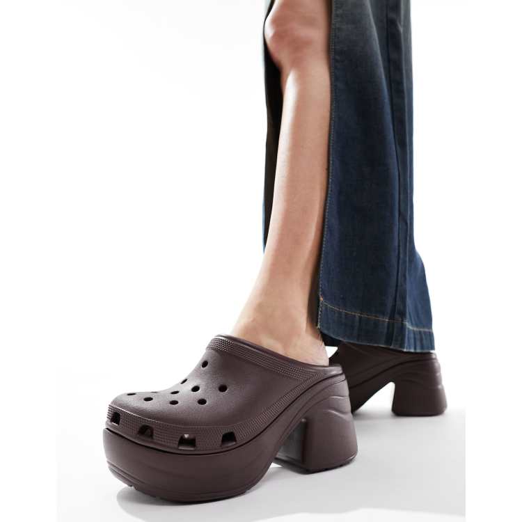 Stacked crocs on sale