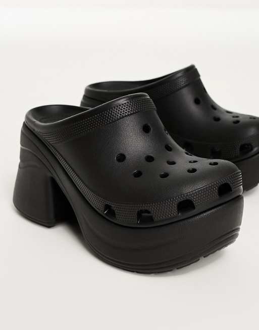  Crocs – Siren – Svarta tofflor, 4 av 4