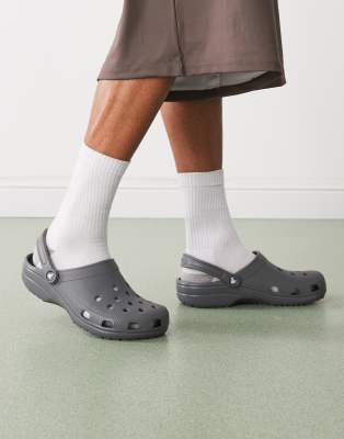 Crocs – Skiffergrå, klassiska tofflor i unisex-modell - view 1
