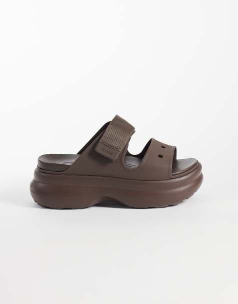 Crocs Soho sandal med två remmar i coffee - view 1