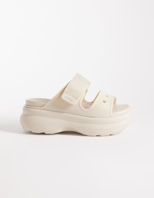 Crocs Soho Two Strap Sandals In Neutral