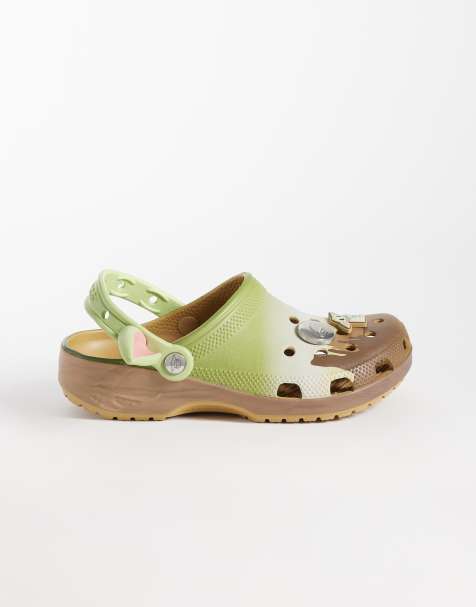 Crocs Star Wars clogs in groen - view 1