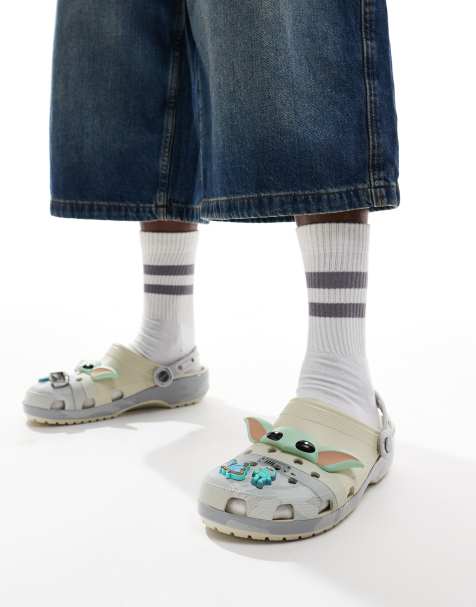 Crocs Star Wars Grogu Classic Clogs in Multi - view 1
