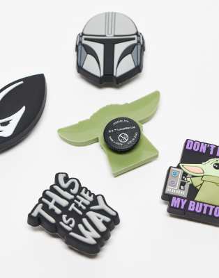 Crocs Star Wars Mandalorian 5 Pack Jibbitz-multi In Multi