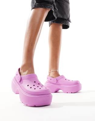Crocs Crocs Stomp Clogs In Bubble-Purple