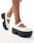 [Crocs] Crocs Stomp mary janes in white 4 WHITE