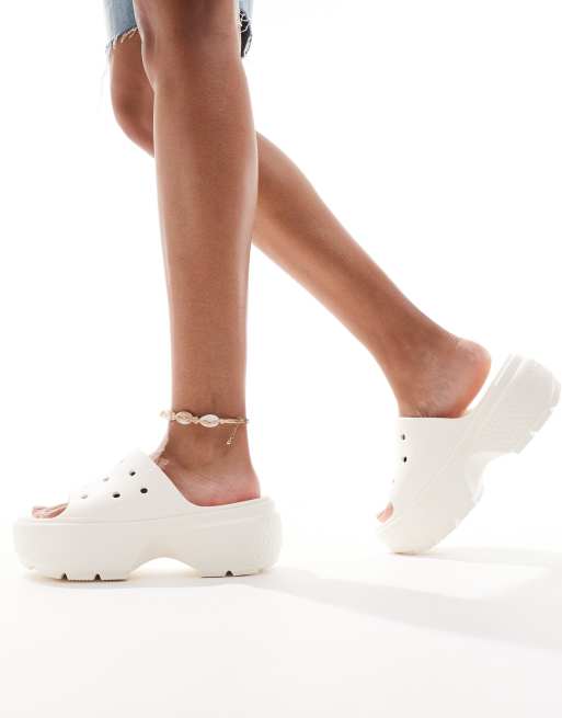 Crocs - Stomp - Sliders color gesso