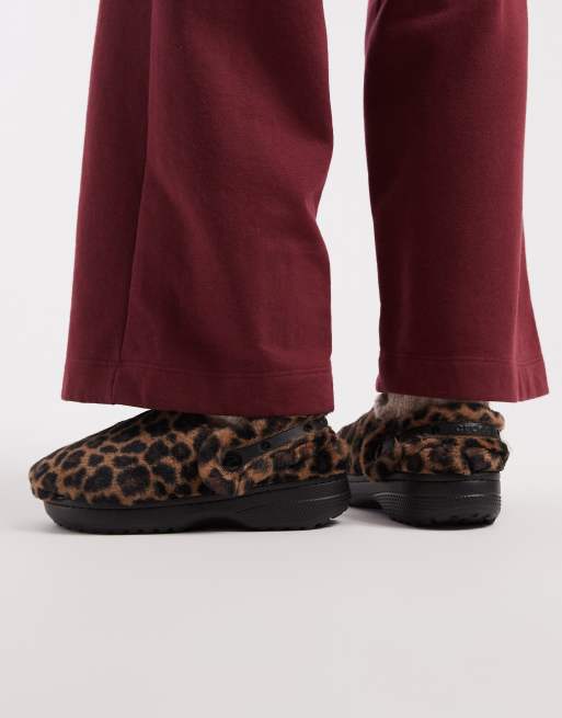 Crocs - Unfurgettable - Brune clogs med leopardmønster, 4 af 4