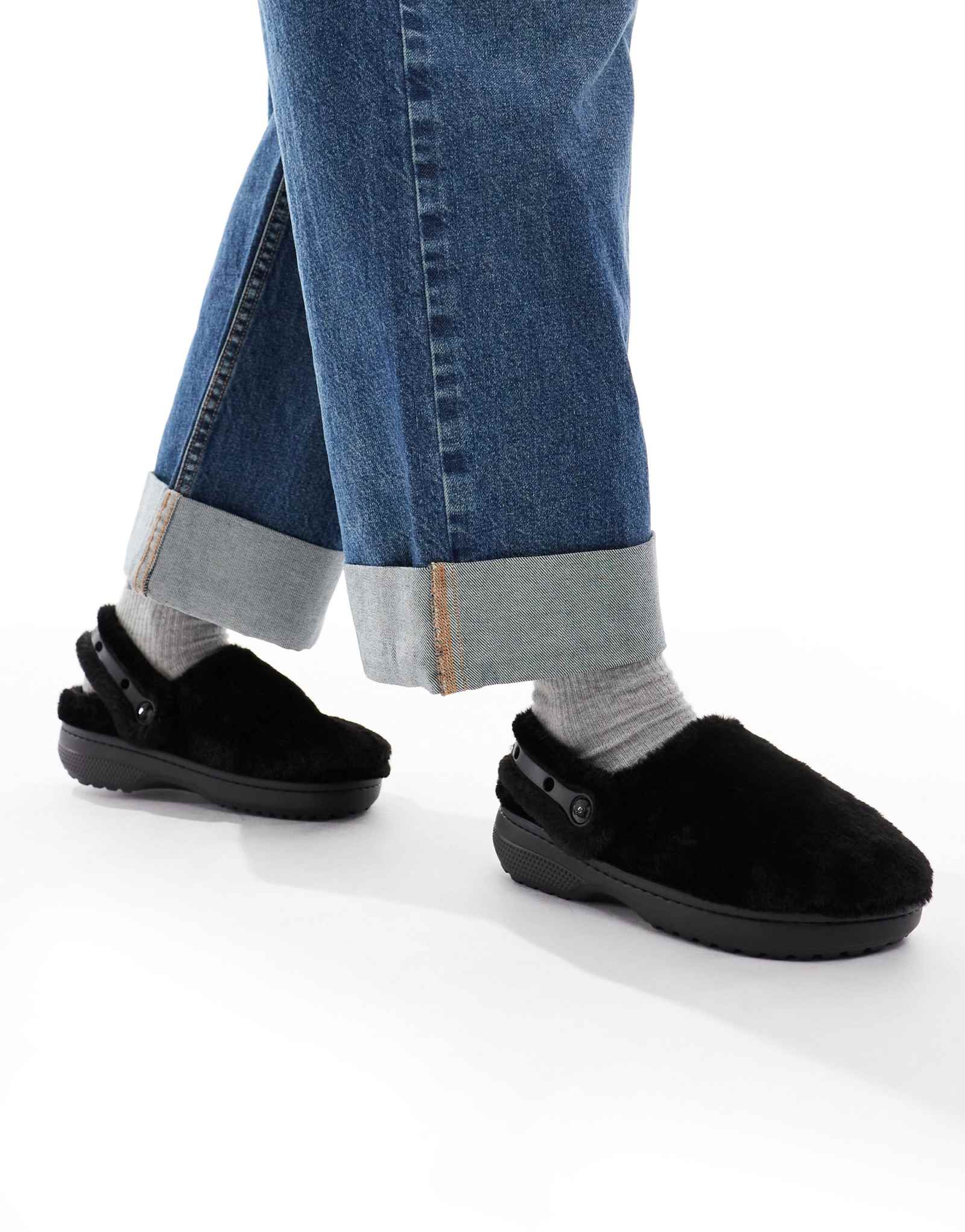 Непромокаемые кеды Crocs черного цвета