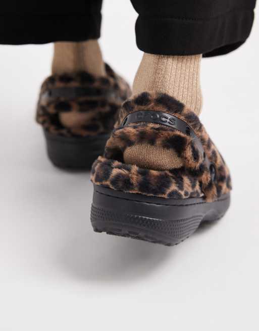 Crocs Unfurgettable clog in brown leopard print
