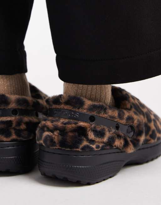 Crocs Unfurgettable clog in brown leopard print
