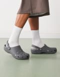 [Crocs] Crocs Unisex classic clog in slate grey 36-37 Grey