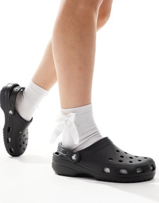 Crocs unisex classic clogs in black