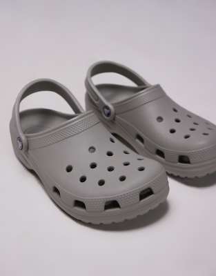 Crocs unisex classic clogs in elephant grey φωτογραφία