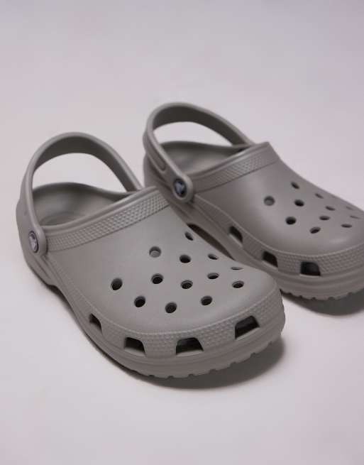 Grey hot sale crocs women