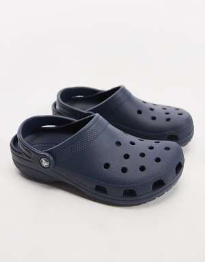 Crocs unisex classic clogs in navy