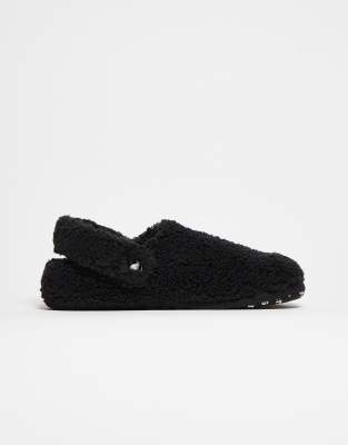 Crocs Unisex Classic Cozzzy Slipper In Black