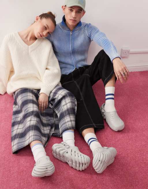 Crocs unisex echo clogs in gray | ASOS