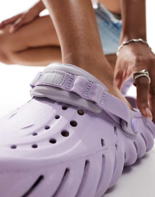 Crocs - Unisex - Echo - Lyslilla clogs, 2 af 4