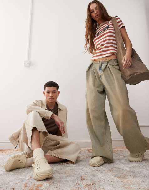 Crocs - Unisex - Echo - Råhvide clogs - view 1