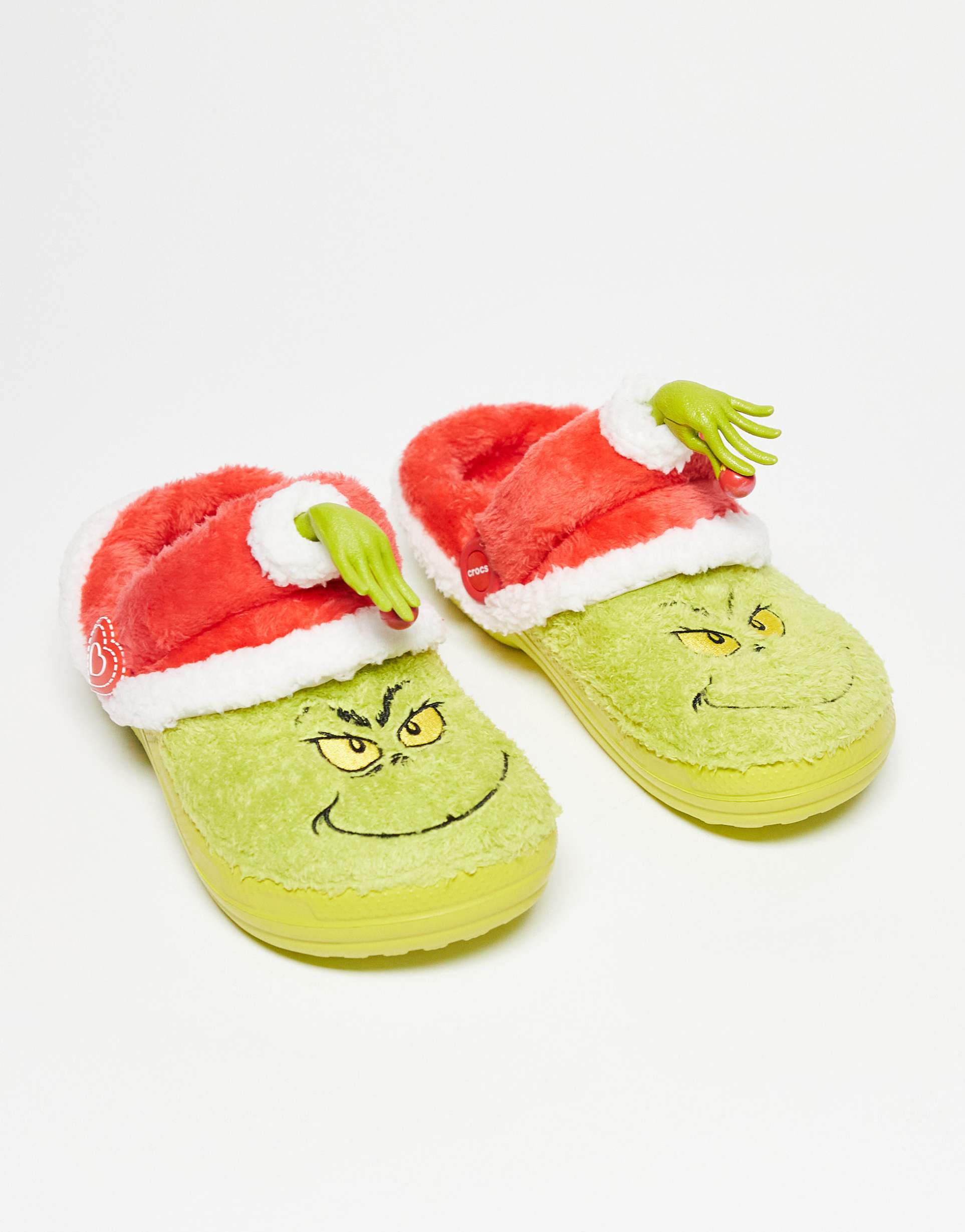 crocs unisex grinch classic clogs in green
