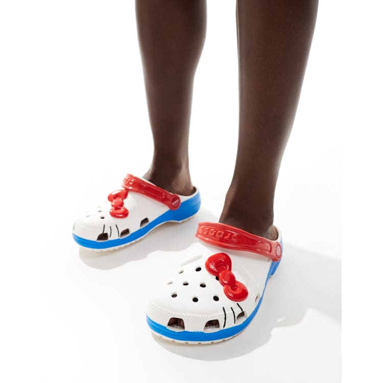 Crocs Unisex Hello kitty IAM classic clogs in multi ASOS