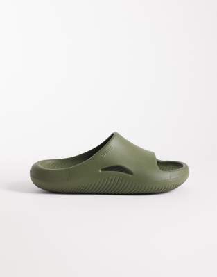  Unisex Mellow Recovery Slides in army green