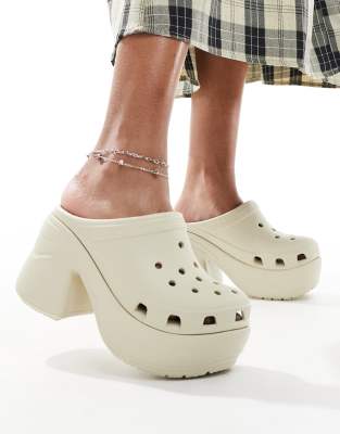 Unisex Siren clogs in bone-Neutral